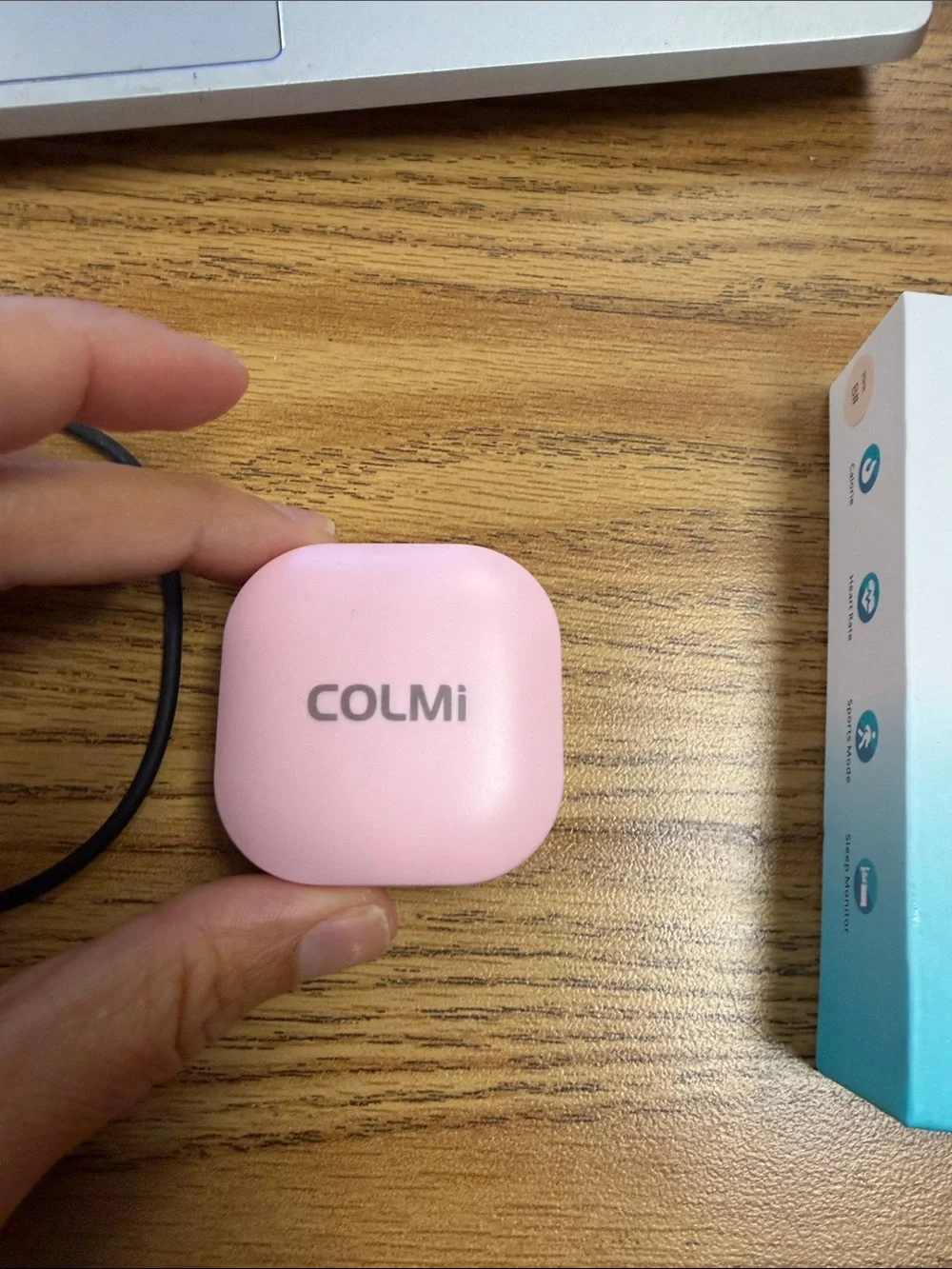 Smart Ring in pink size 8 – Bluetooth Fitness & Notification Ring